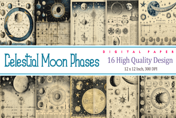 Celestial Moon Phases: A Designer's Guide to Cosmic Backgrounds