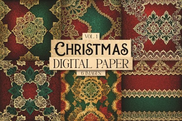 Christmas Digital Paper Vol. 1: A Designer's Secret Weapon