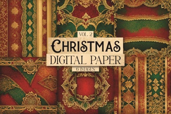 Christmas Digital Paper Vol. 2: Your Secret Weapon for Festive Design