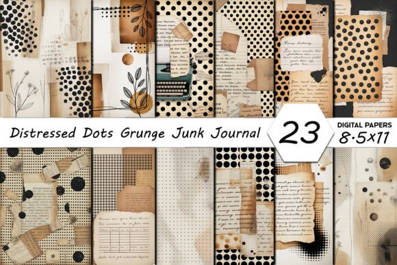Distressed Dots Grunge Junk Journal: A Deep Dive