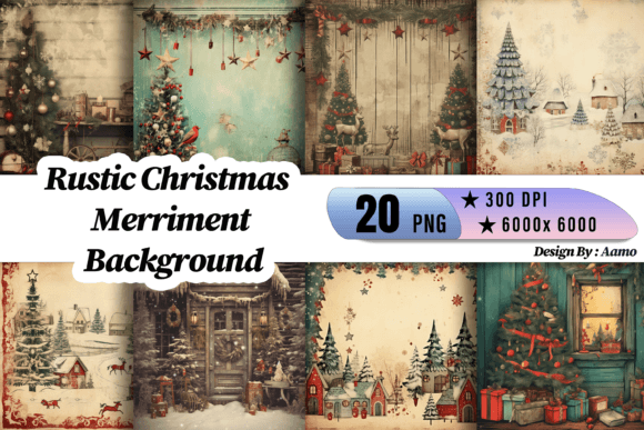 Embrace Rustic Christmas Merriment in Your Holiday Designs