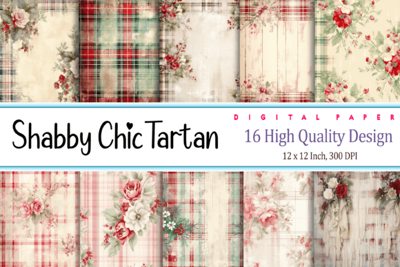 Embracing Cozy Nostalgia with Shabby Chic Christmas Tartan