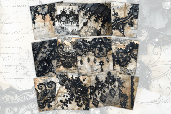 Shabby Chic Gothic Lace Digital Papers: A Designer's Guide