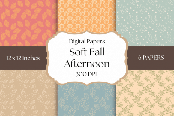 Soft Fall Afternoon Digital Papers: Your Cozy Autumn Design Toolkit