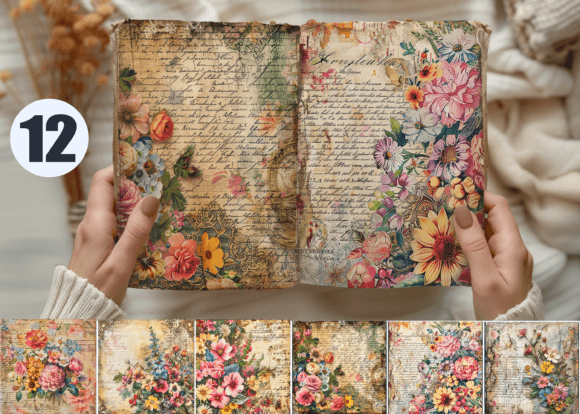 Timeless Charm: Using Vintage Love Letter Junk Journal Pages in Your Designs