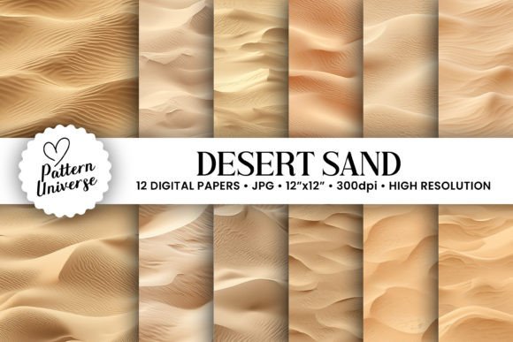 Warmth and Texture: Using Desert Sand Digital Papers